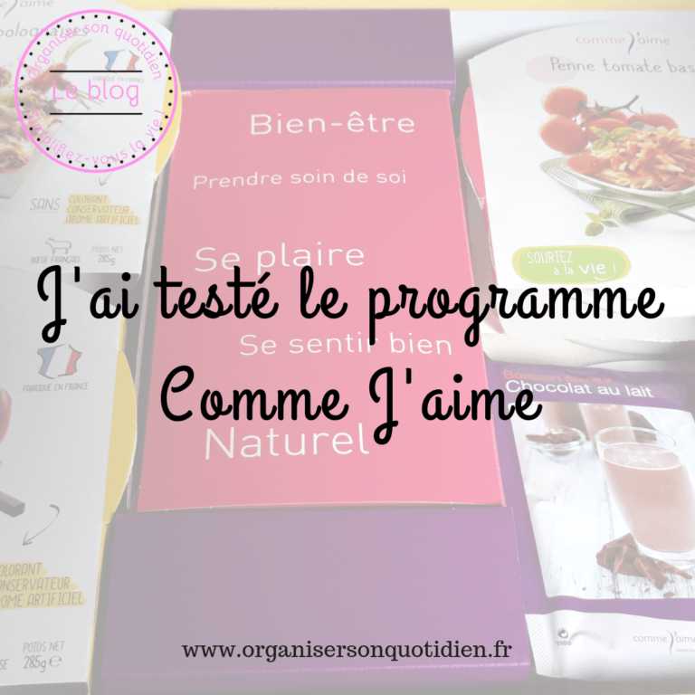 Lire la suite à propos de l’article J’ai testé Comme j’aime pendant 1 semaine