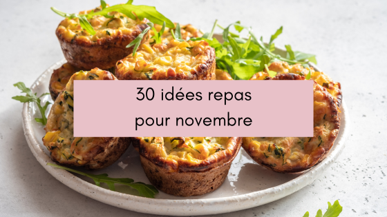 30 idées repas pour novembre