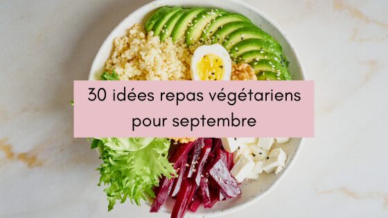 Lire la suite à propos de l’article 30 idées repas végétariens pour septembre