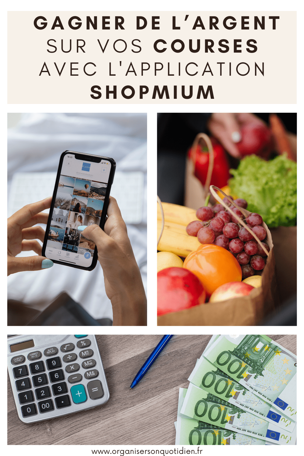  gagner de l’argent sur vos courses avec l'application Shopmium
