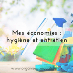Mes économies : hygiène et entretien