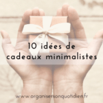 10 idées cadeau minimaliste