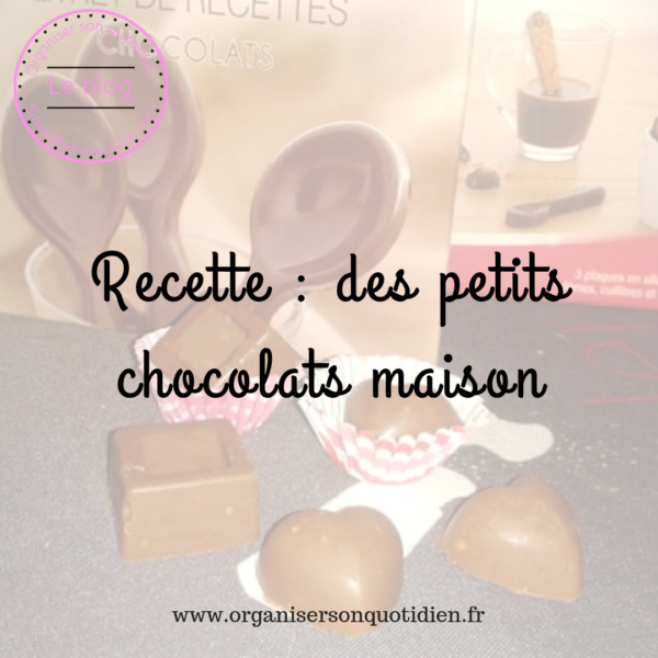 Recette De Chocolats Individuels Faits Maison - Chez Moustache