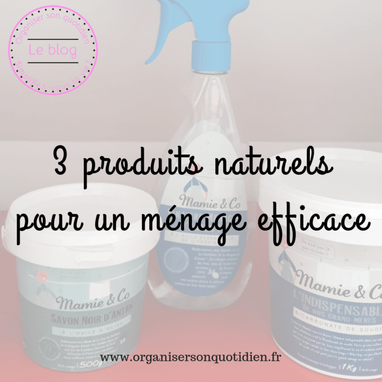 Lire la suite à propos de l’article 3 produits naturels pour un ménage efficace