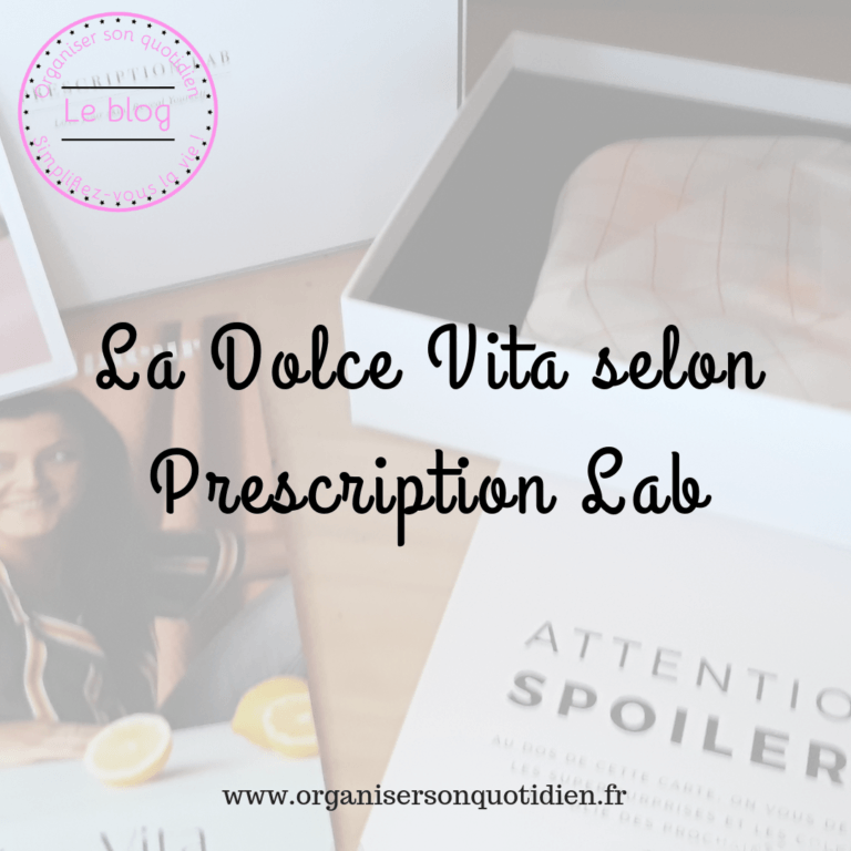 Lire la suite à propos de l’article La Dolce Vita selon Prescription Lab