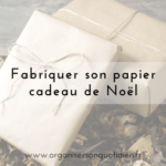 Fabriquer son papier cadeau de Noël