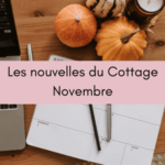 Les nouvelles du Cottage – Novembre