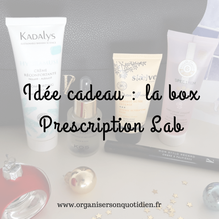 Lire la suite à propos de l’article Idée cadeau : la box Prescription Lab
