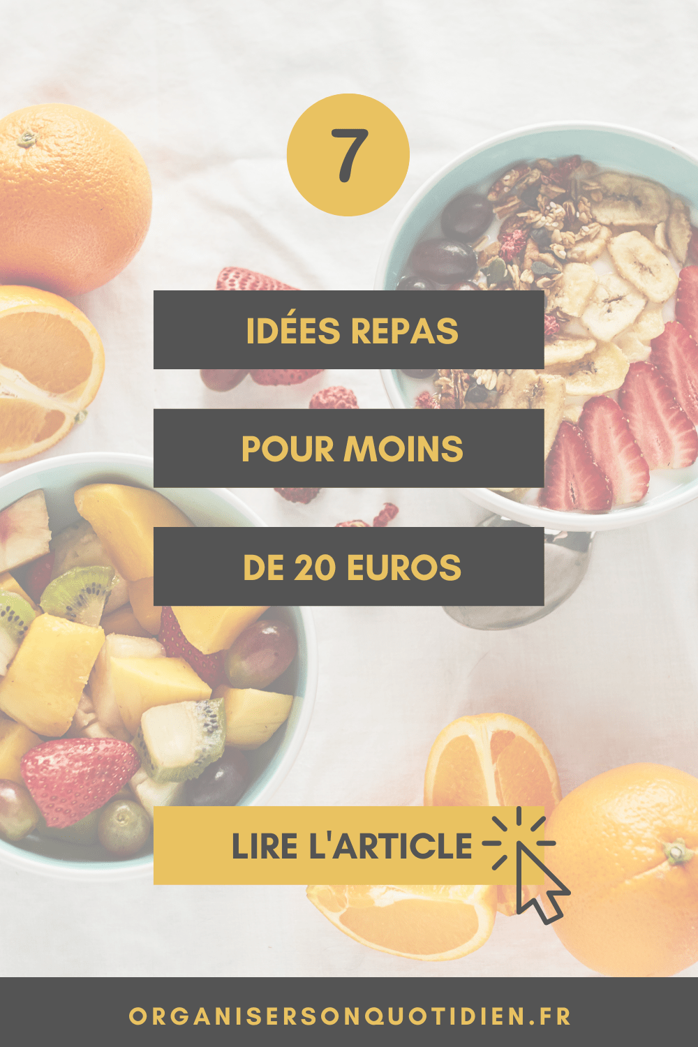 7 idées repas pour - de 20€