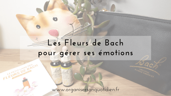 Les Fleurs de Bach pour gérer ses émotions