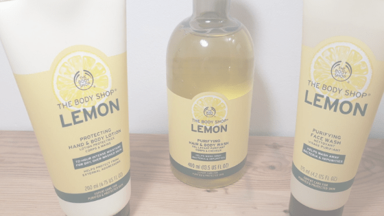 Routine beauté au citron par The Body Shop