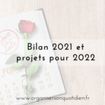 Bilan 2021 et projets en 2022