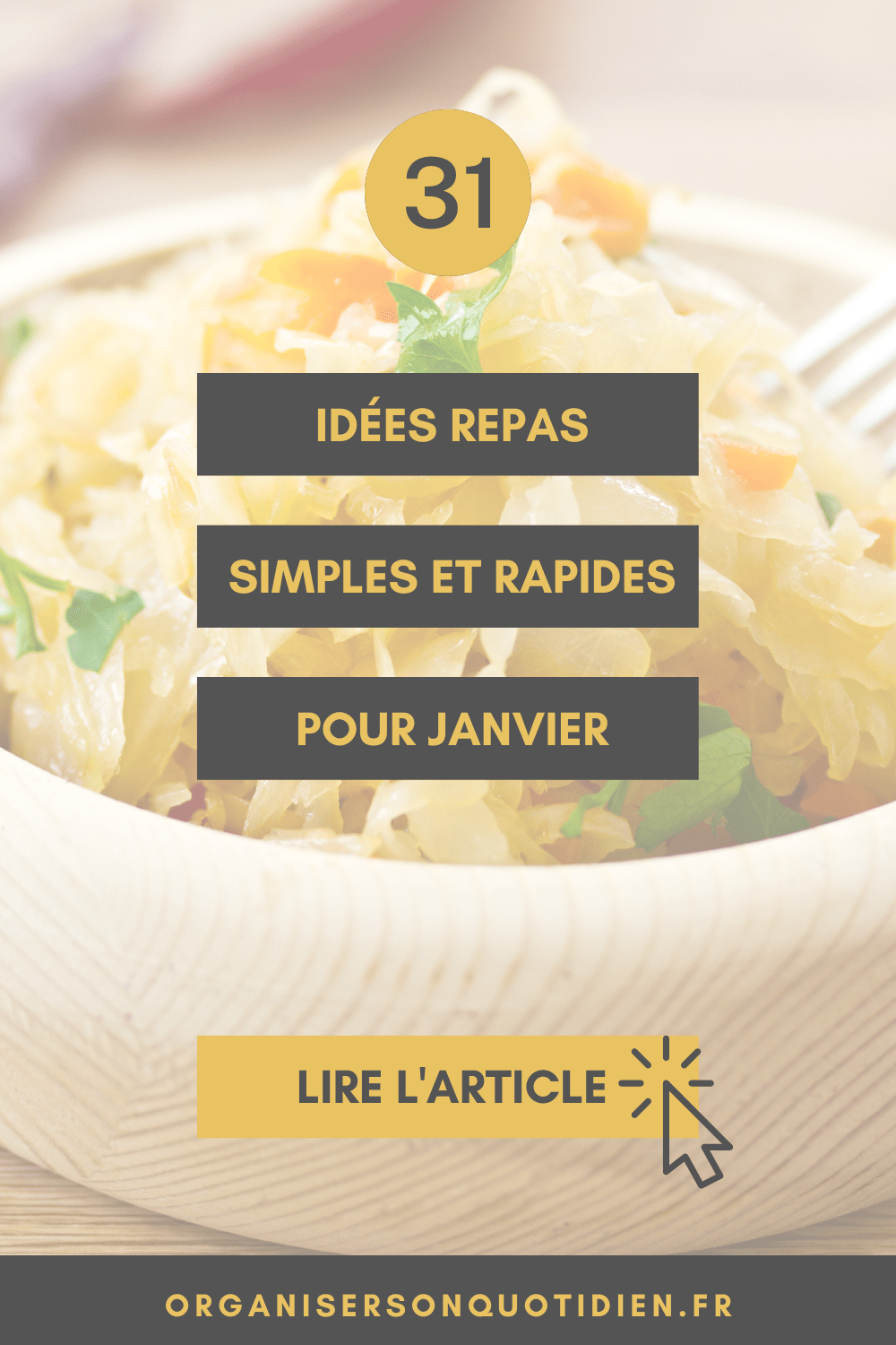 31 idées repas pour janvier