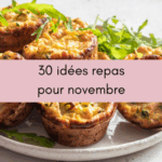 30 idées repas pour novembre