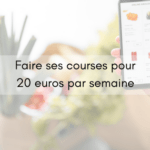 Faire ses courses pour 20 euros par semaine