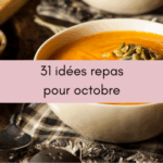 31 idées repas pour octobre