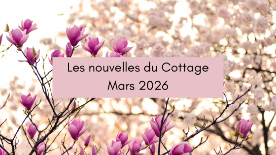 Lire la suite à propos de l’article Les nouvelles du Cottage – Mars 2026